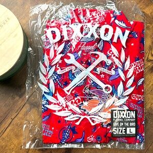 DIXXON Give Em The Bird Short Sleeve Mens Top